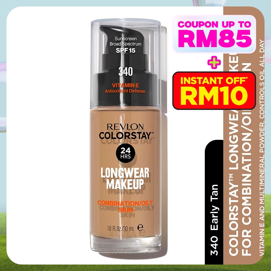 REVLON ColorStay Makeup Pump O/C 340 Early Tan