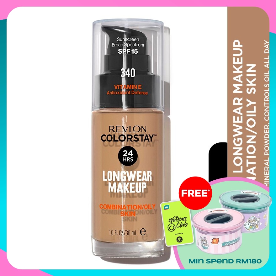 REVLON ColorStay Makeup Pump O/C 340 Early Tan