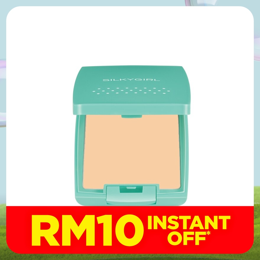 SILKYGIRL Pure Fresh Oil-Control Pressed Powder Fair 1's