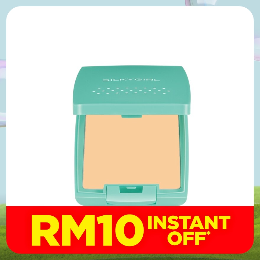 SILKYGIRL Pure Fresh Oil-Control Pressed Powder Natural 1's