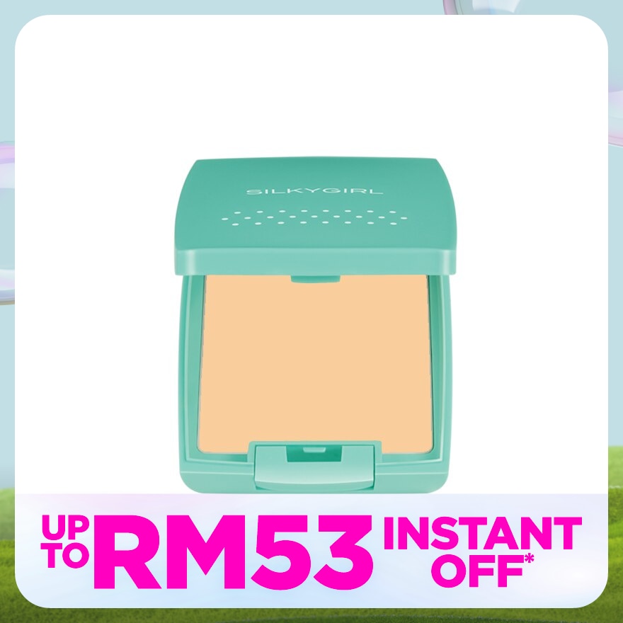 SILKYGIRL Pure Fresh Oil-Control Pressed Powder Natural 1's