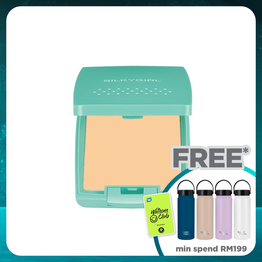 SILKYGIRL Pure Fresh Oil-Control Pressed Powder Natural 1's