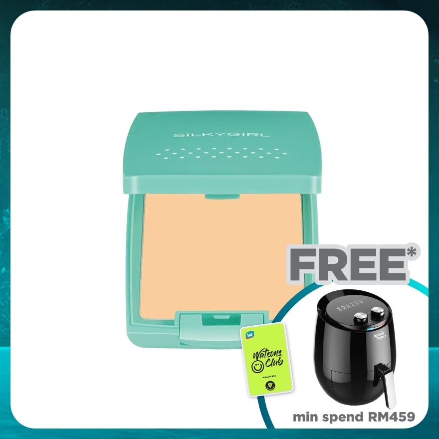 SILKYGIRL Pure Fresh Oil-Control Pressed Powder Natural 1's