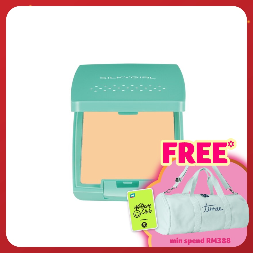 SILKYGIRL Pure Fresh Oil-Control Pressed Powder Natural 1's