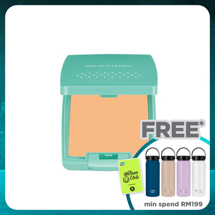 SILKYGIRL Pure Fresh Oil-Control Pressed Powder R Beige 1's