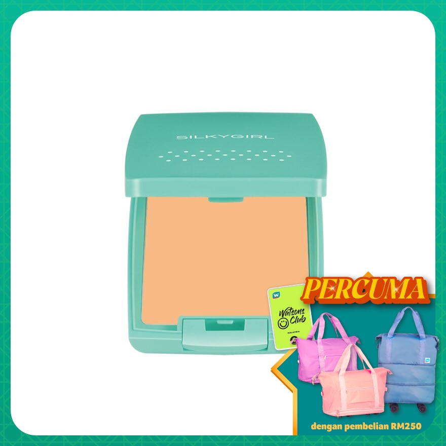 SILKYGIRL Pure Fresh Oil-Control Pressed Powder R Beige 1's