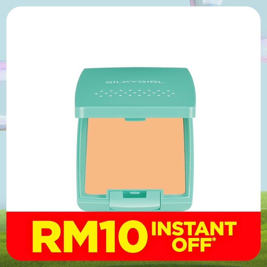 SILKYGIRL Pure Fresh Oil-Control Pressed Powder R Beige 1's