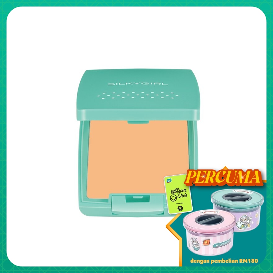SILKYGIRL Pure Fresh Oil-Control Pressed Powder R Beige 1's