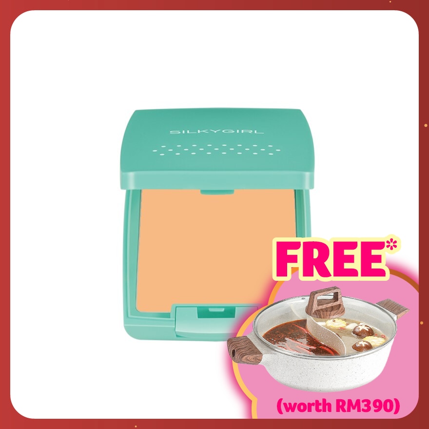 SILKYGIRL Pure Fresh Oil-Control Pressed Powder R Beige 1's