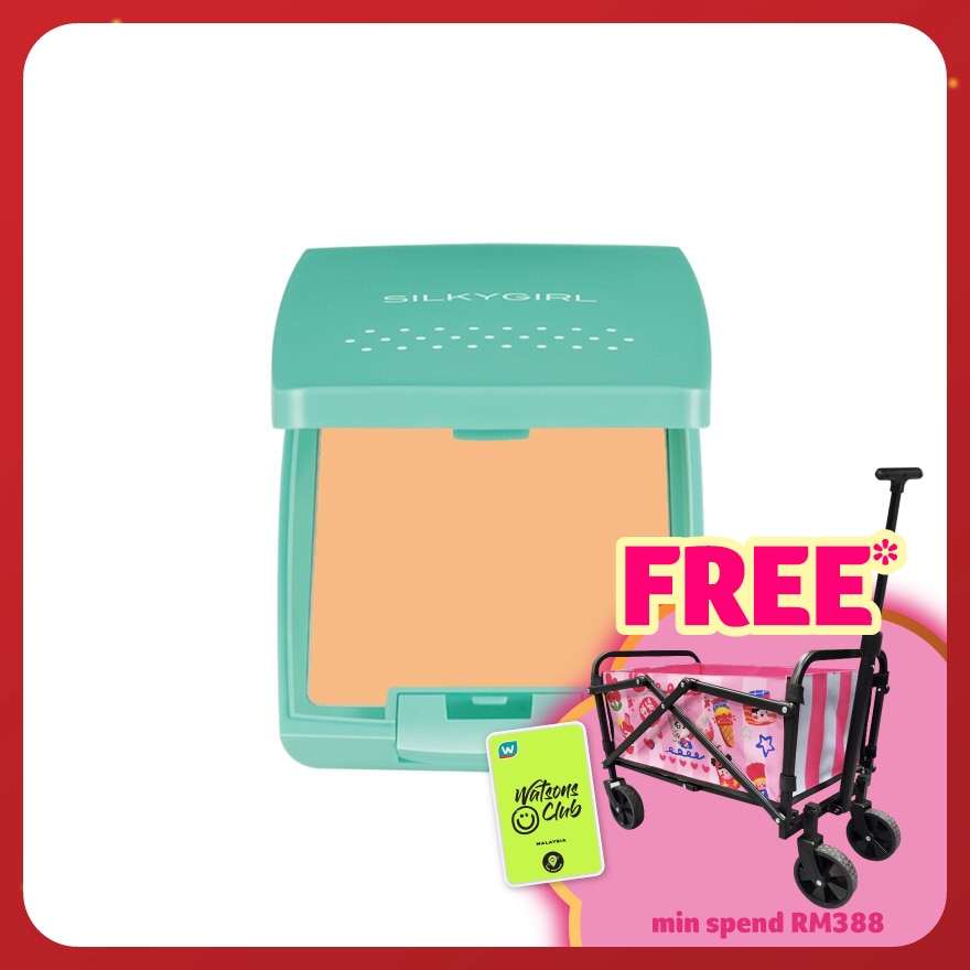 SILKYGIRL Pure Fresh Oil-Control Pressed Powder R Beige 1's