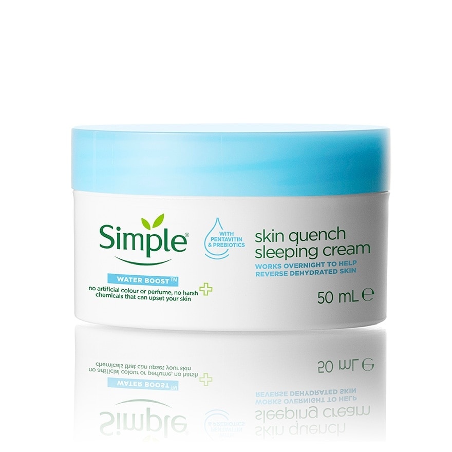 Simple Water Boost Skin Quench Sleeping Cream 50ml