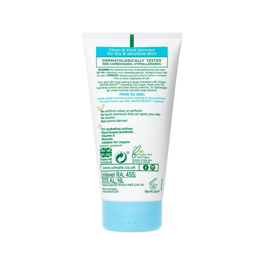 Simple Water Boost Hydrating Gel Cream 50ml