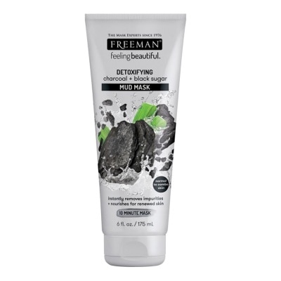 FREEMAN FREEMAN CHARCOAL + BLACK SUGAR MUD MASK 175ML