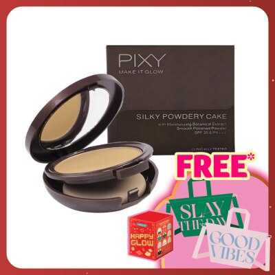 PIXY Pixy Glow Powdery Cake 101 Light Beige