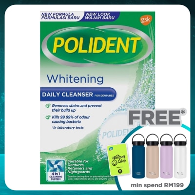 POLIDENT Polident Cleanser Overnight Whitening