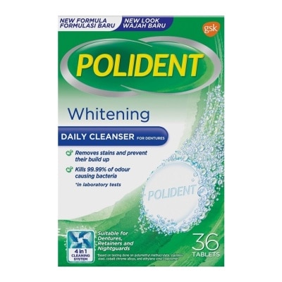 POLIDENT Polident Cleanser Overnight Whitening