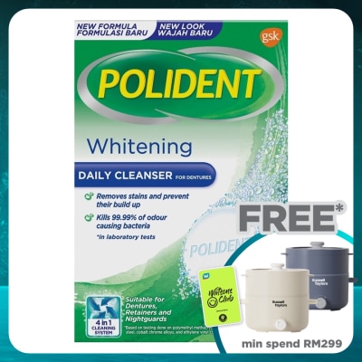 POLIDENT Polident Cleanser Overnight Whitening