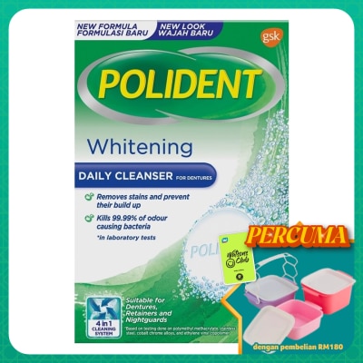 POLIDENT - Polident Cleanser Overnight Whitening
