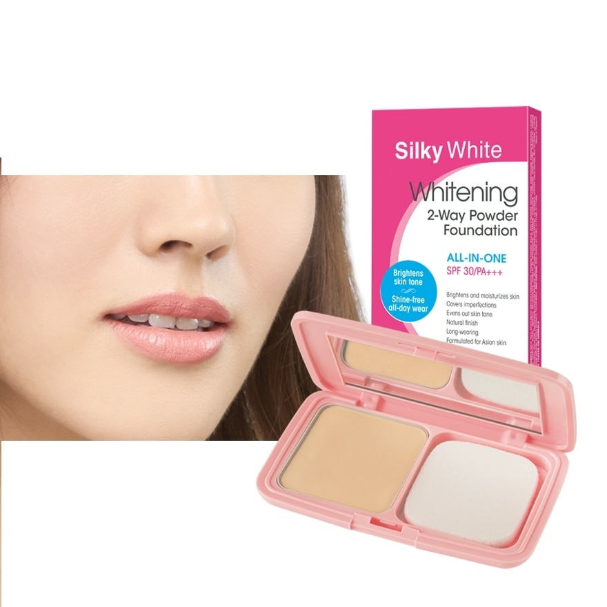 White BB 2-Way Powder Foundation Light