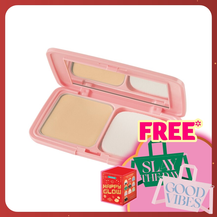 White BB 2-Way Powder Foundation Light