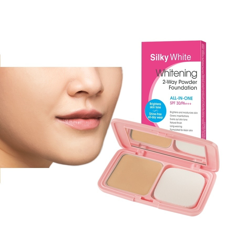 White BB 2-Way Powder Foundation Medium