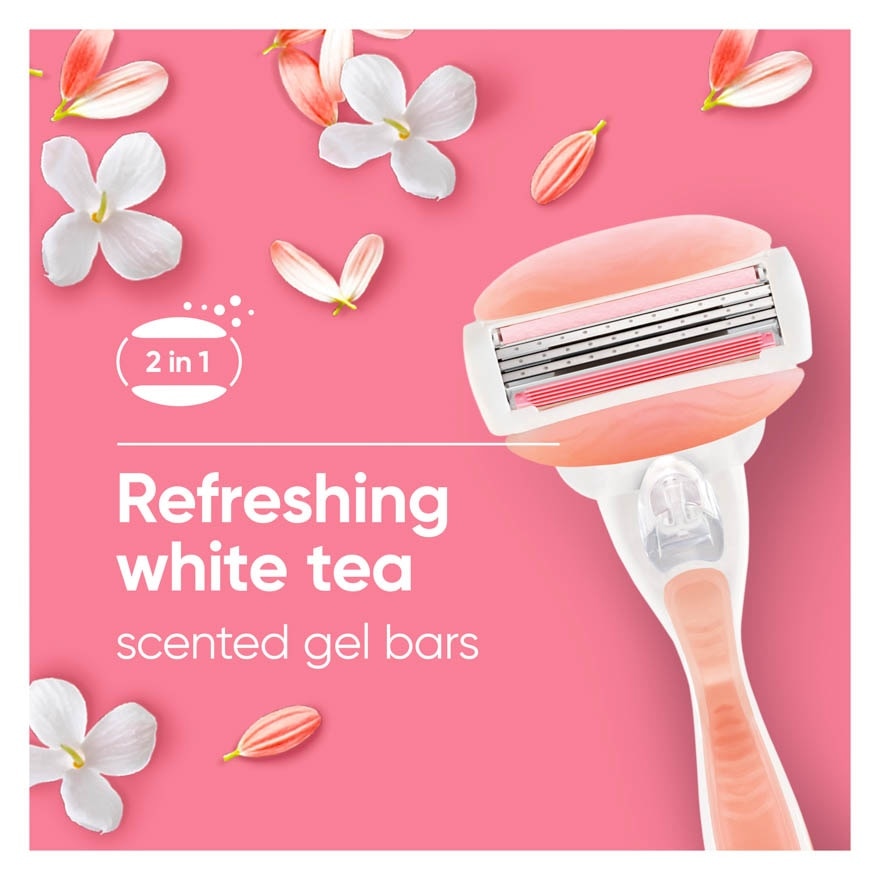Venus Glide White Tea Cart 4s