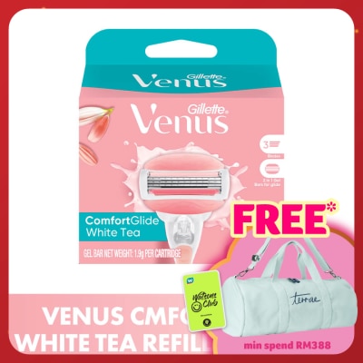 GILLETTE VENUS Venus Glide White Tea Cart 4s