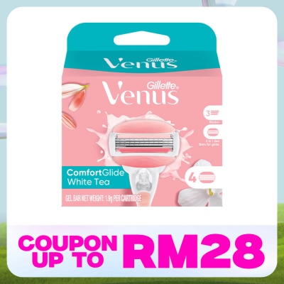 GILLETTE VENUS Venus Glide White Tea Cart 4s