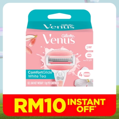 GILLETTE VENUS Venus Glide White Tea Cart 4s
