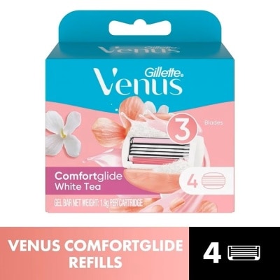 GILLETTE Venus Glide White Tea Cart 4s