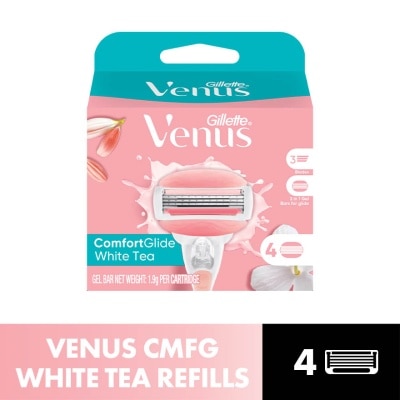 GILLETTE VENUS Venus Glide White Tea Cart 4s