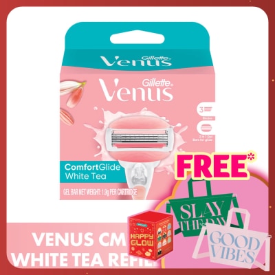 GILLETTE VENUS Venus Glide White Tea Cart 4s
