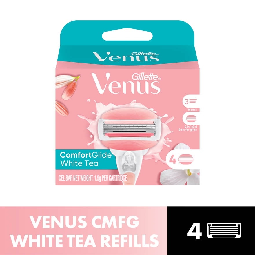 Venus Glide White Tea Cart 4s
