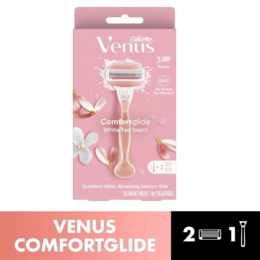 Venus Glide White Tea Razor 1s