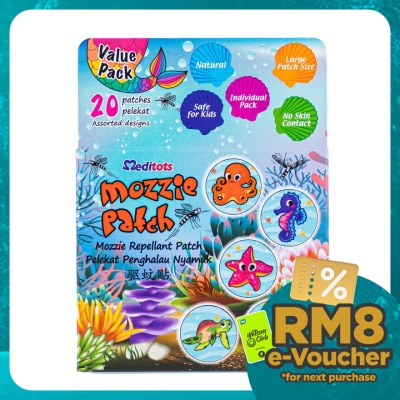 MEDITOTS Mozzie Patch 10's x 2