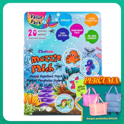 MEDITOTS Mozzie Patch 10's x 2