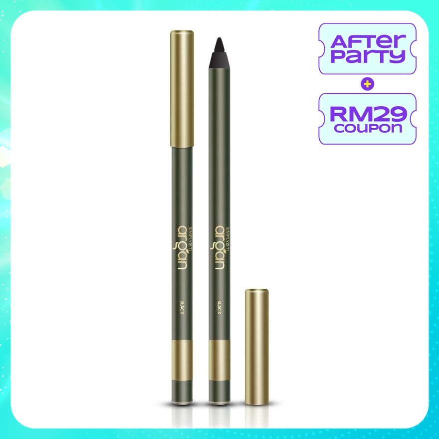 Argan Kajal Waterline Black AKE01