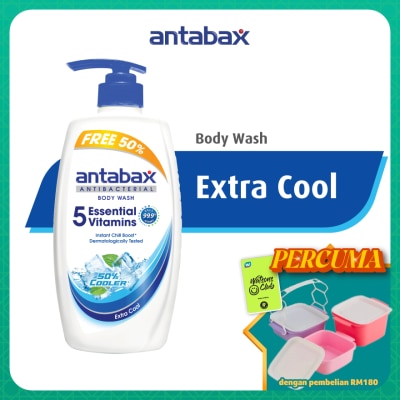 ANTABAX - Anti Bacterial Shower Extra Cool 960g