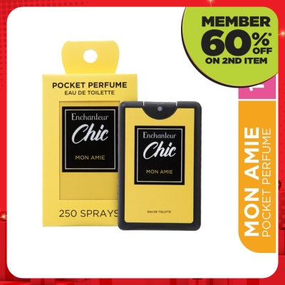 ENCHANTEUR Chic Pocket Perfume Eau De Toilette Mon Amie 18ML