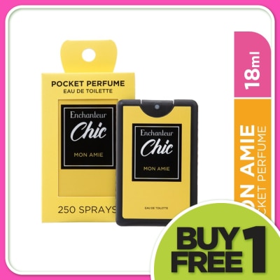 ENCHANTEUR Chic Pocket Perfume Eau De Toilette Mon Amie 18ML