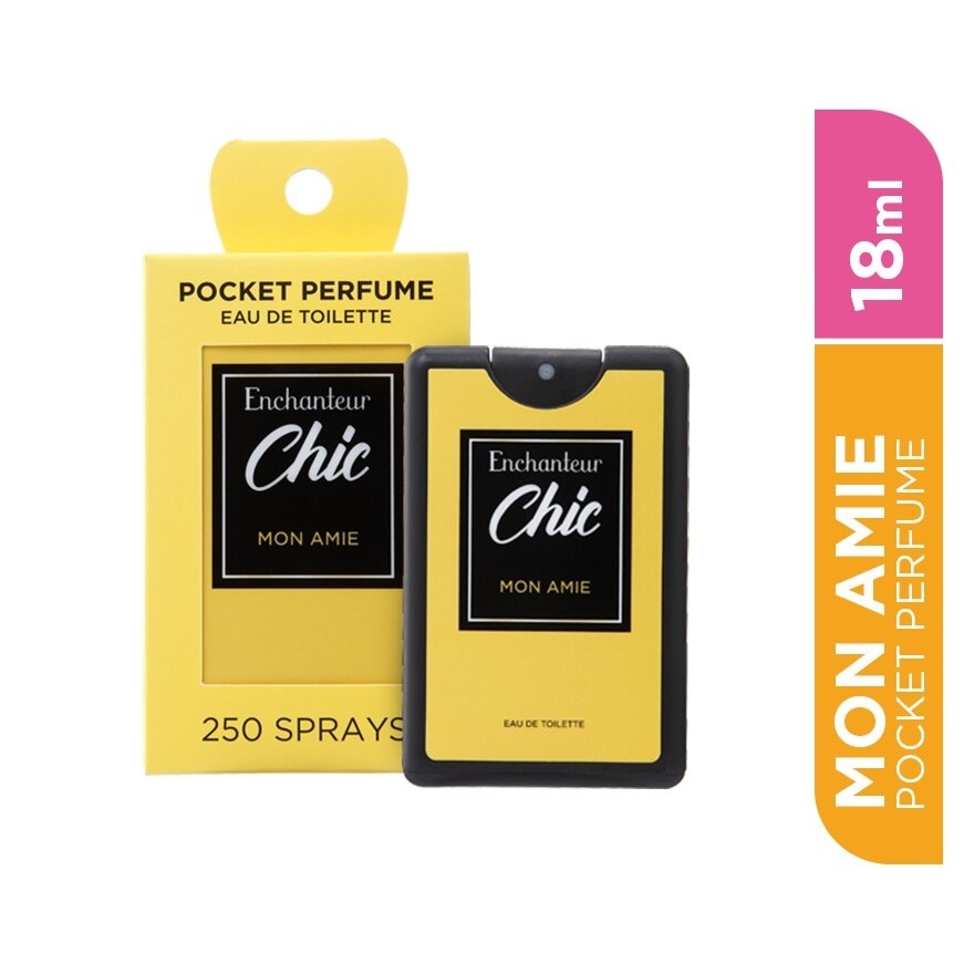 Chic Pocket Perfume Eau De Toilette Mon Amie 18ML