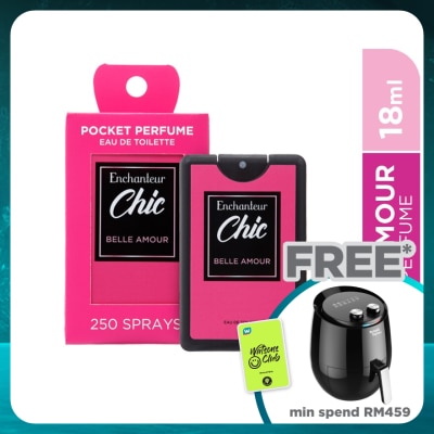 ENCHANTEUR Chic Pocket Perfume Eau De Toilette Belle Amour 18ML
