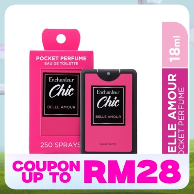 ENCHANTEUR Chic Pocket Perfume Eau De Toilette Belle Amour 18ML
