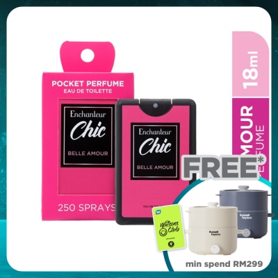 ENCHANTEUR Chic Pocket Perfume Eau De Toilette Belle Amour 18ML