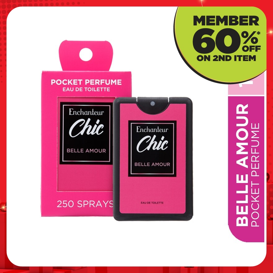 Chic Pocket Perfume Eau De Toilette Belle Amour 18ML