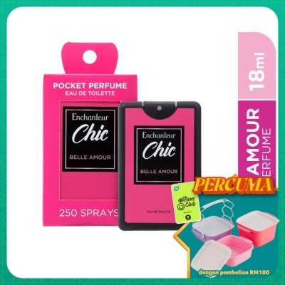 ENCHANTEUR - Chic Pocket Perfume Eau De Toilette Belle Amour 18ML