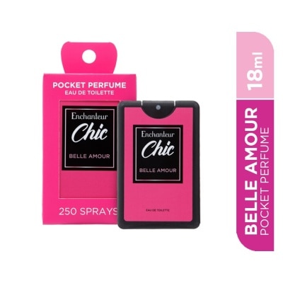 ENCHANTEUR Chic Pocket Perfume Eau De Toilette Belle Amour 18ML