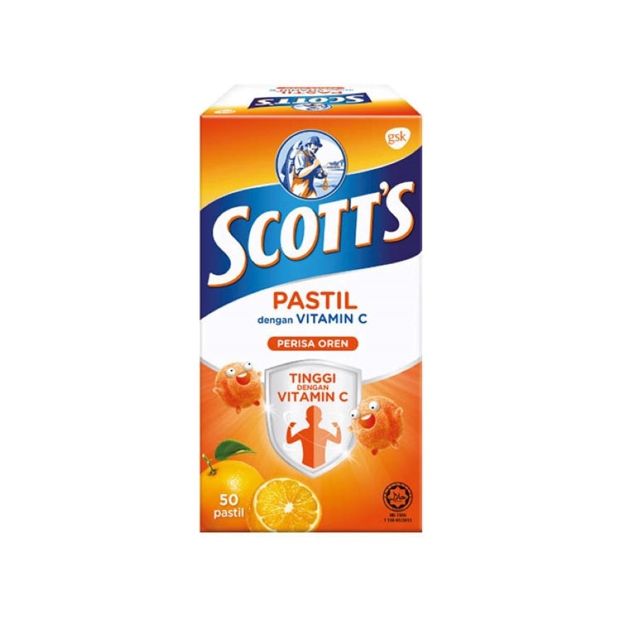 Vitamin C Pastilles Orange 50S For Kids