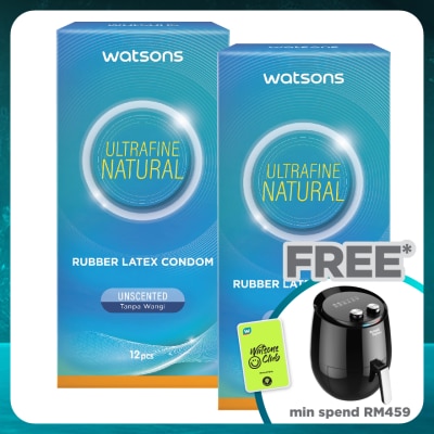 WATSONS Ultrafine Natural Condom 12's + 12's