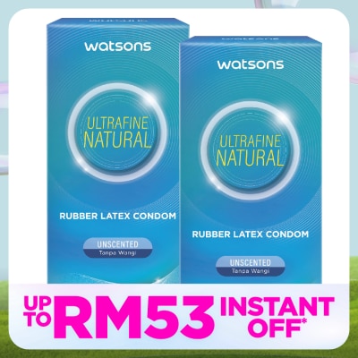 WATSONS Ultrafine Natural Condom 12's + 12's